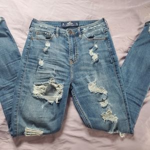 Hollister high-waisted skinny Jean's
